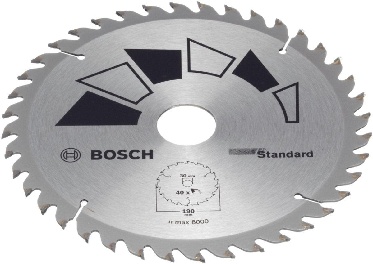 Bosch rundsavklinge basic 190x2,2x30 24 - 40 tænder