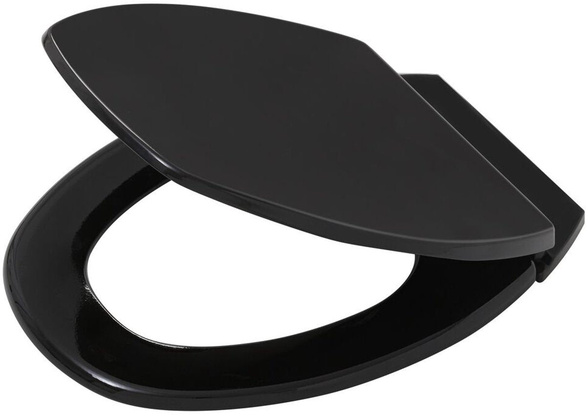 Tiger logston - wc bril - toiletbril - easy clean - mdf - fsc - zwart