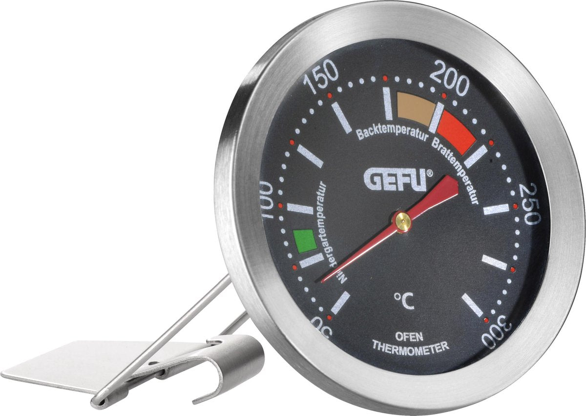 Gefu messimo ovntermometer - analogt ovntermometer - rustfrit stål