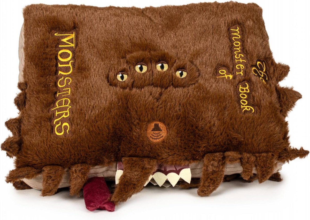 Play by play harry potter knuffel figure met geluid the monster book of monsters 32 cm knuffeles
