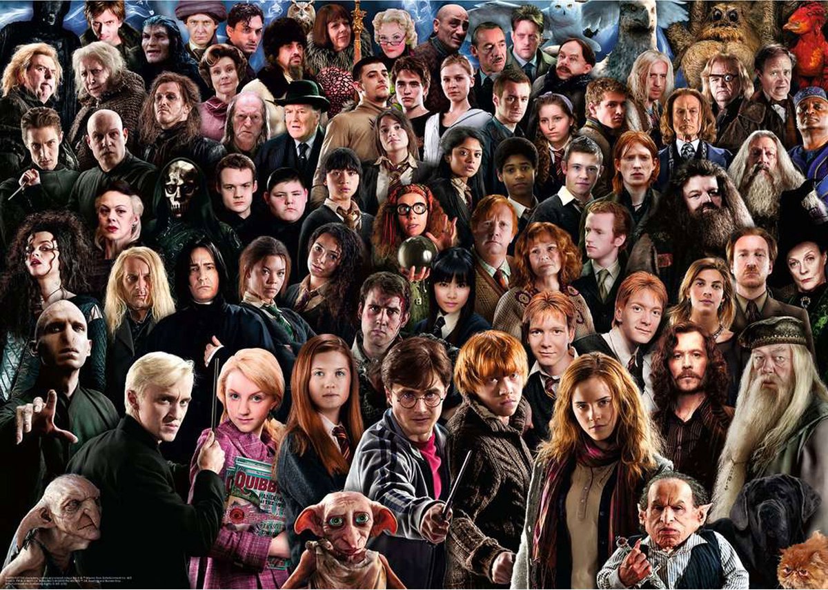 Ravensburger puslespil harry potter - puslespil - 1000 brikker