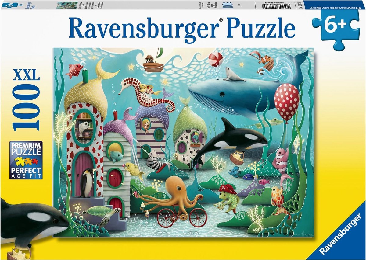 Ravensburger puslespil magisk undervandsverden - puslespil - 100 brikker