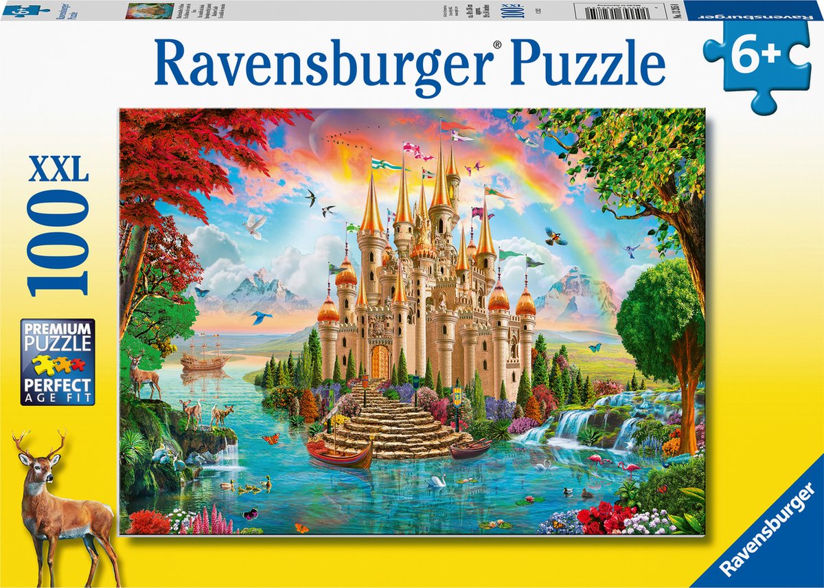 Ravensburger puslespil eventyrslot - puslespil - 100 brikker