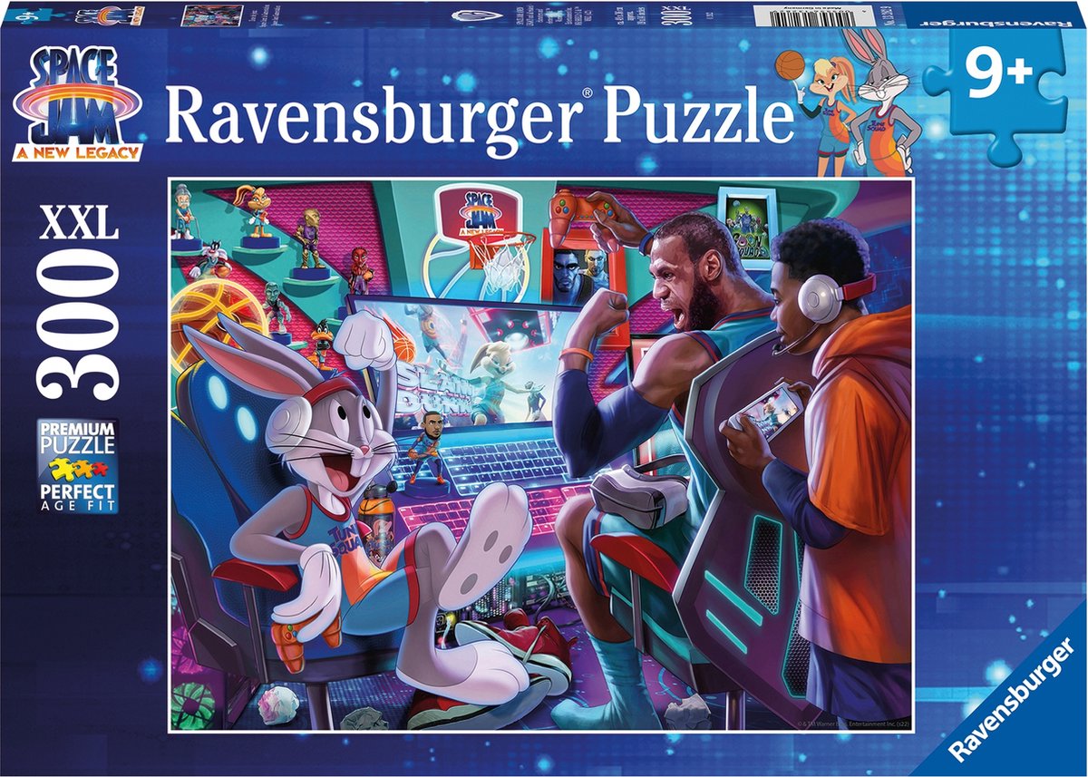 Ravensburger puslespil space jam game station - puslespil - 300 brikker