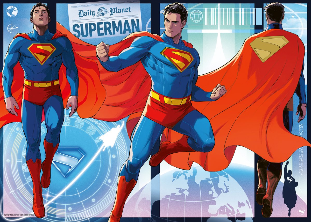 Ravensburger puslespil sidste søn af krypton - puslespil - 1000 brikker