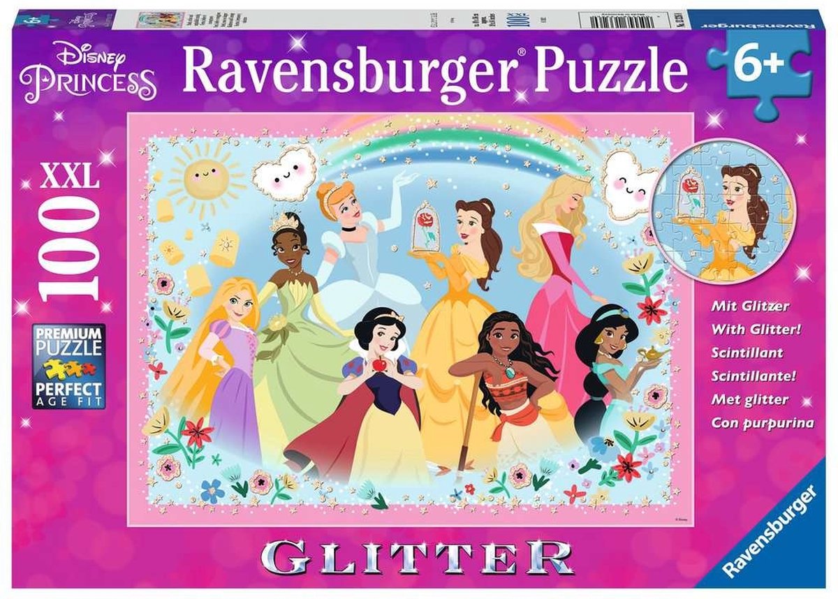 Ravensburger puslespil disney prinsesse - puslespil - 100 brikker