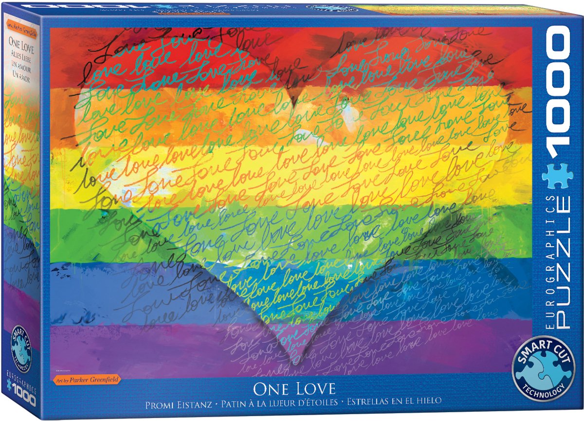 Eurographics puslespil one love - 1000 brikker