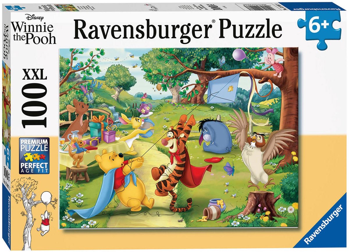 Ravensburger puslespil disney plys, 100 stk. xxl