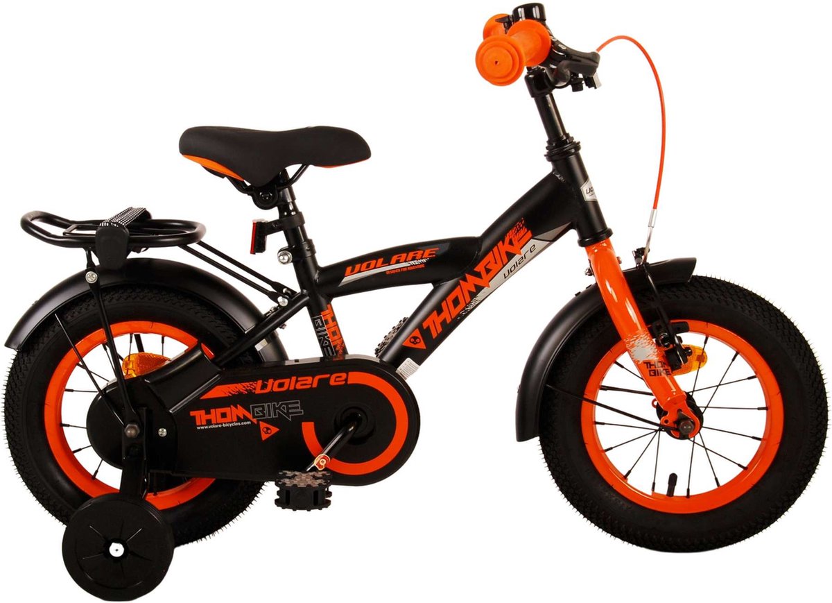 Volare Thombike Children's Bicycle - Drenge - 12 tommer - Black Orange