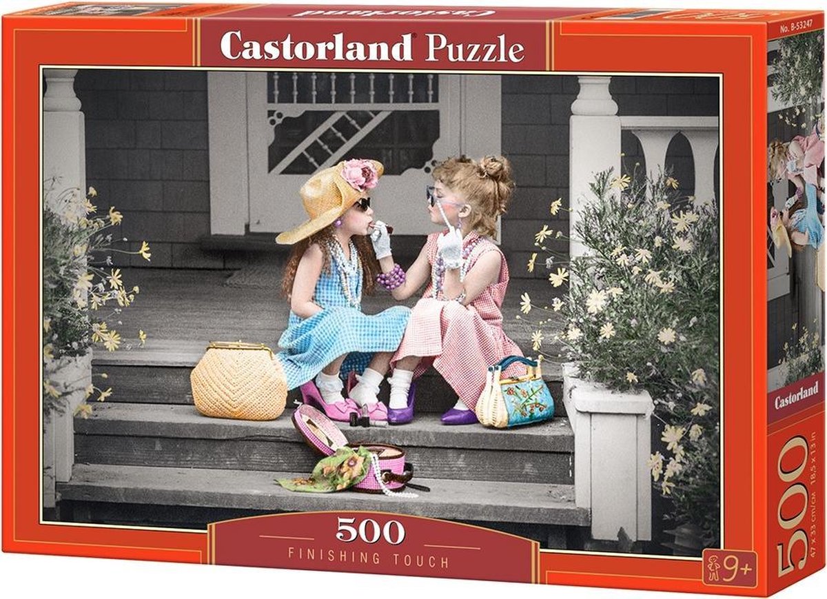 Castorland prikken over i'et – puslespil – 500 brikker – satin finish – perfekt pasform – europæisk kvalitet