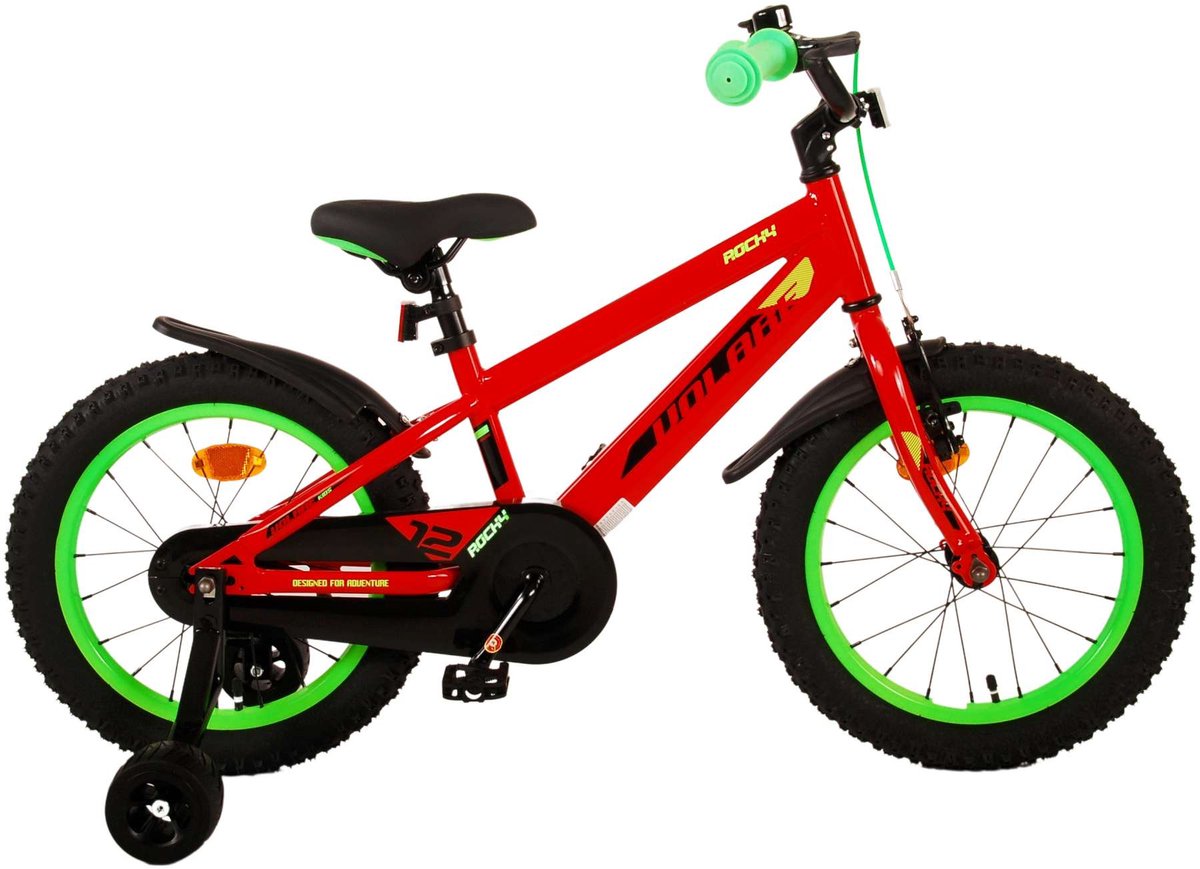 Volare Rocky Children's Bicycle - Boys - 16 tommer - rød