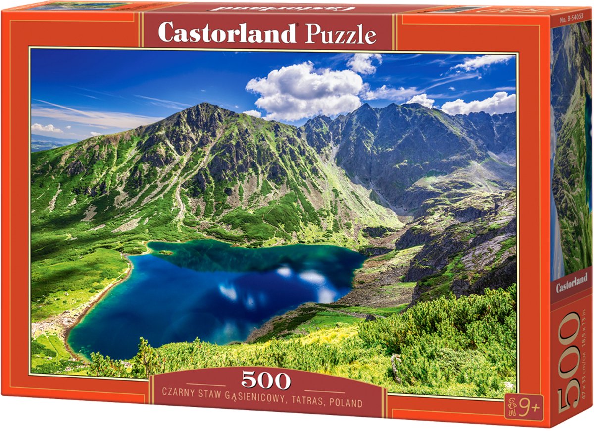 Castorland Czarny Staw Gasienicowy, Polen – Puslespil – 500 brikker – Satinfinish – Perfekt pasform – Europæisk kvalitet