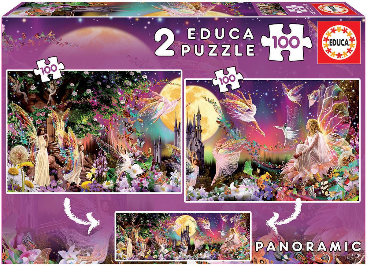Educa puslespil - fantasy - 2 x 100 brikker