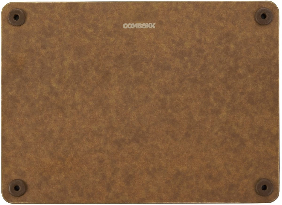 Combekk snijplank – fsc geperst hout – microplasticvrij - antibacterieel - vaatwasserbestendig – 15x20 cm – bruin
