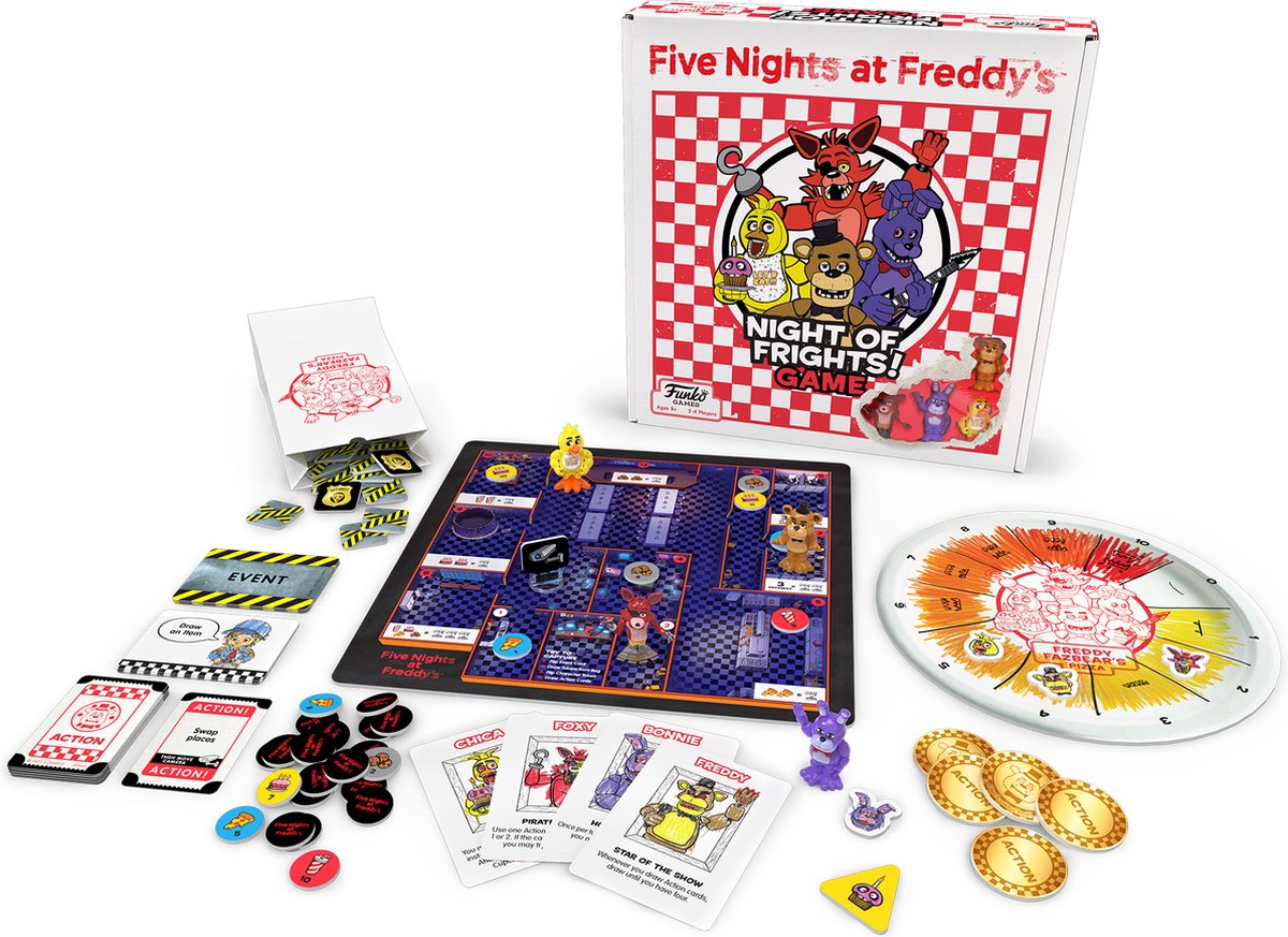 Funko games funko five nights at freddy's - night of frights game - bordspel - engelstalig spel