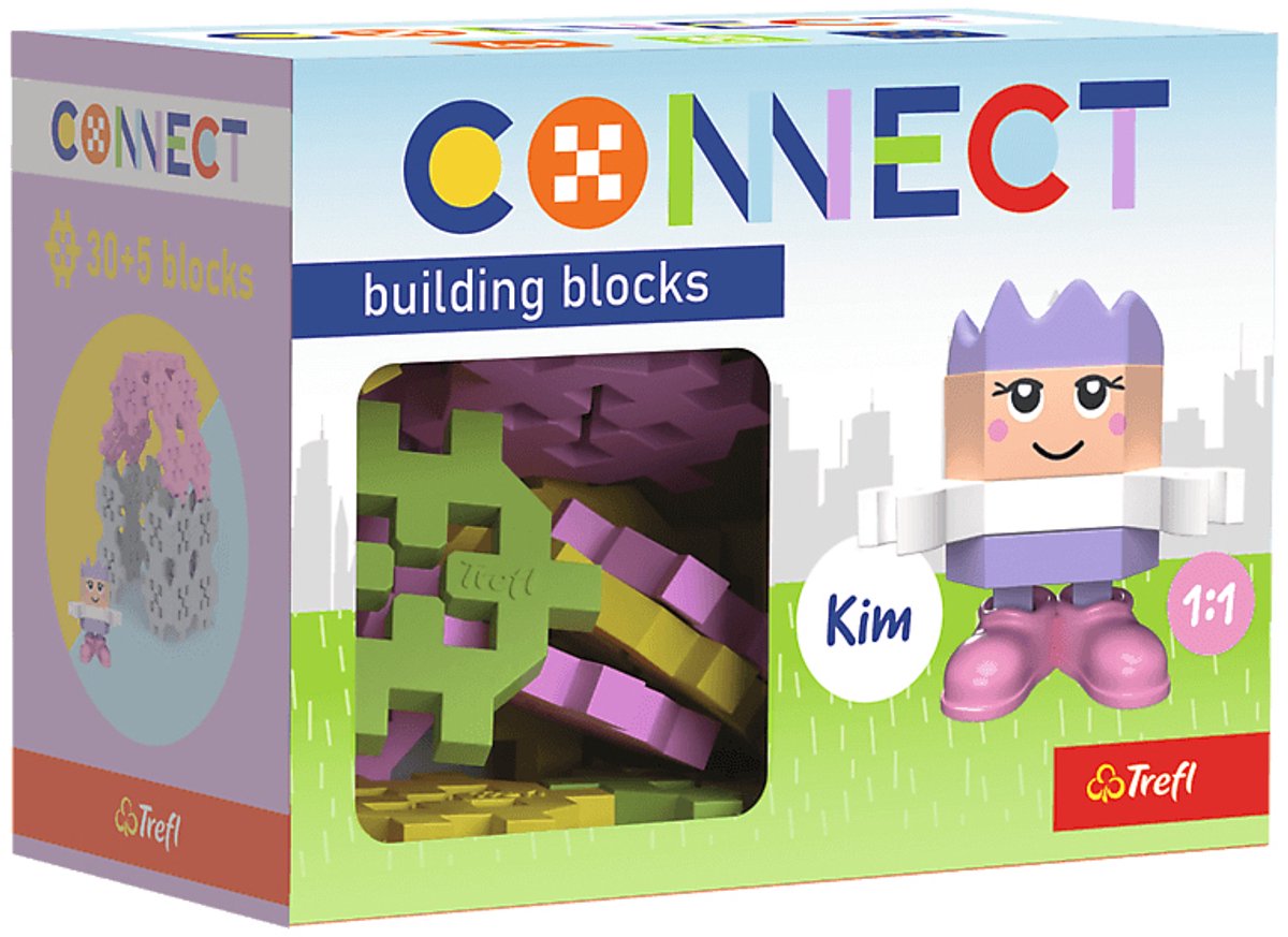 Trefl connect connect | byggeklodser kim 35 stk