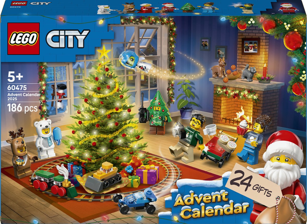 Lego city adventskalender 2025 - gave til børn - 60475