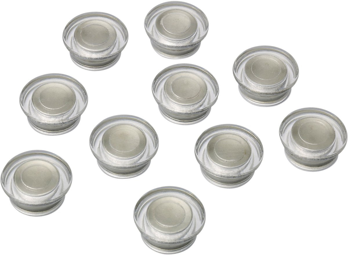 Nobo - glasplademagneter - 10 stk - hvide