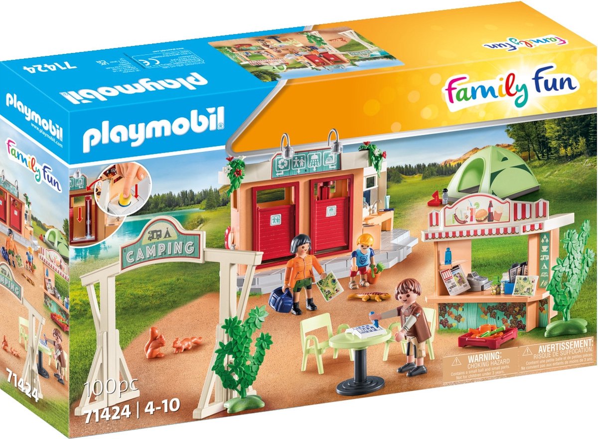 Playmobil familie sjov camping - 71424