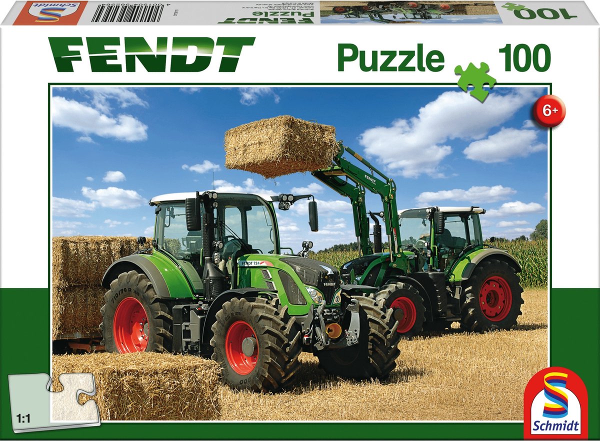 Fendt-serien - 100 brikkers puslespil - traktortema