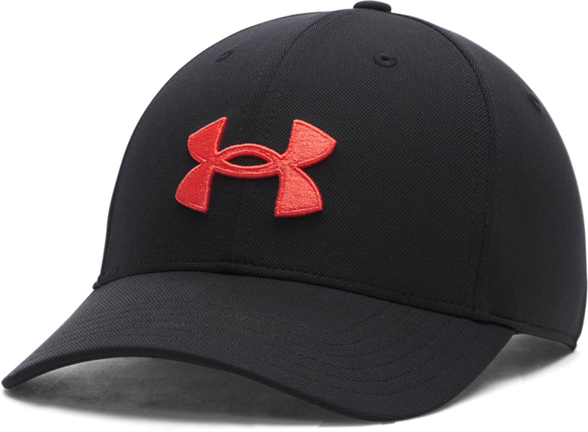 Under armour m lynende lav adj-blk herrekasket - sort - giftrød