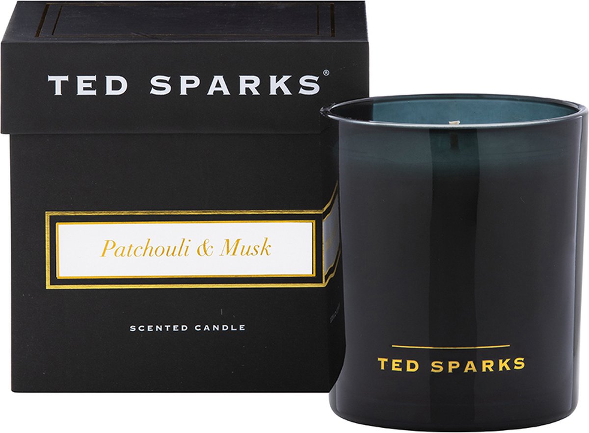 Ted sparks - geurkaars demi - patchouli musk