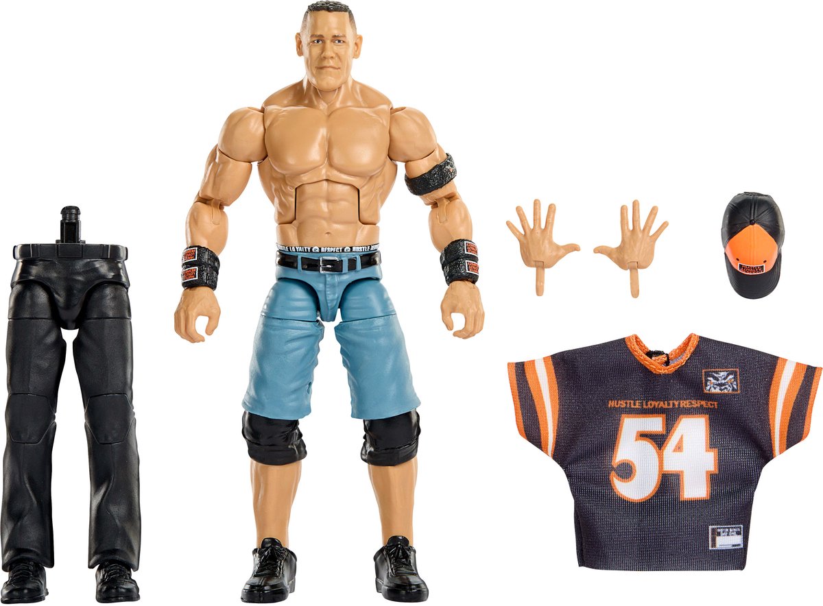 Mattel wwe actionfigur john cena wrestlemania legetøjsfigur.