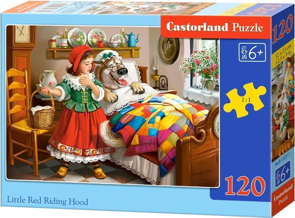 Castorland lille rødhætte - 120 stk