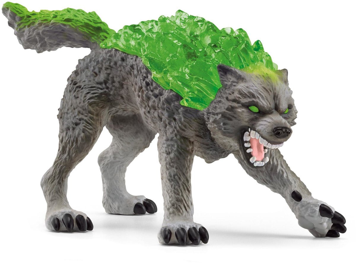Schleich legefigur Eldrador skabninger granit ulv fantasy legetøj.