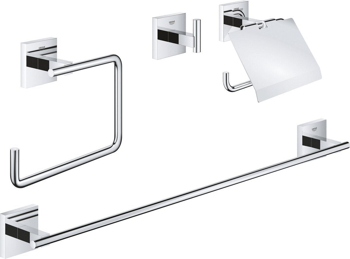 Grohe start kube tilbehørssæt 4-i-1 - krom 41115000