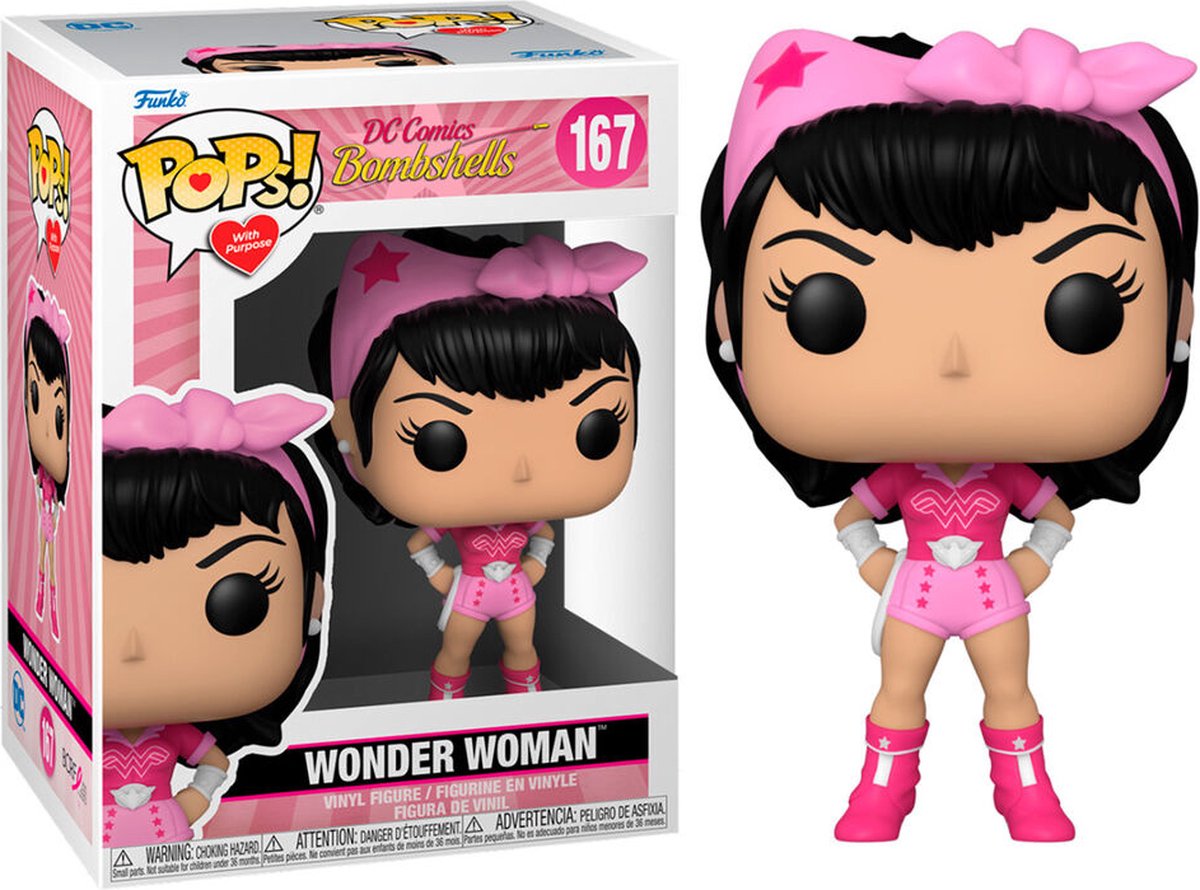 Funko pop! bc awareness: dc bombshell - vidunderkvinde