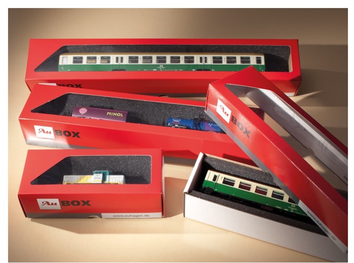 Auhagen 99303 lokomotiver, vogne opbevaringsboks 10 stk.