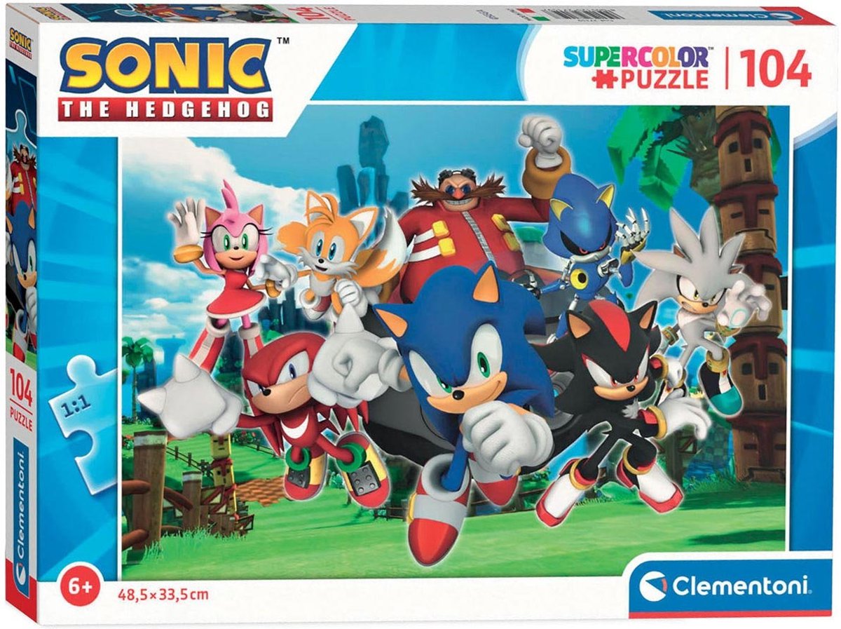 Clementoni Jigsaw -puslespil Sonic, 104 ..
