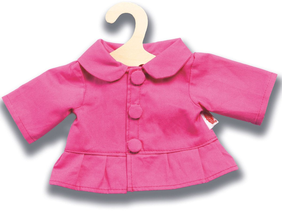Heless dukkefrakke pinky, 28-33 cm