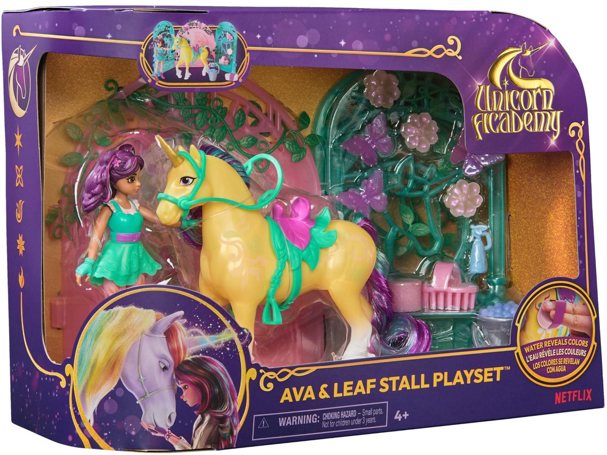 Spinmaster unicorn academy pop ava unicorn blad staldsæt