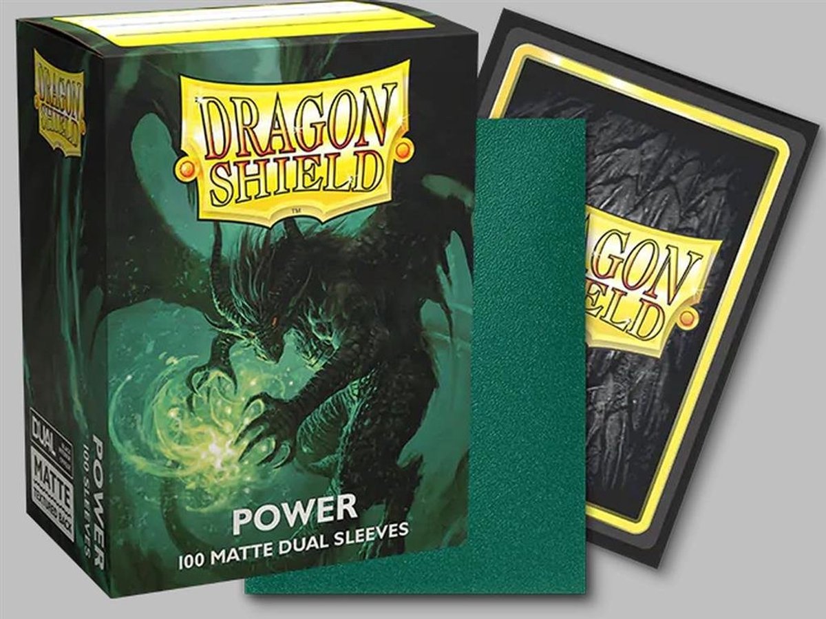 Dragonshield box 100 dobbelte matte ærmer 'power'