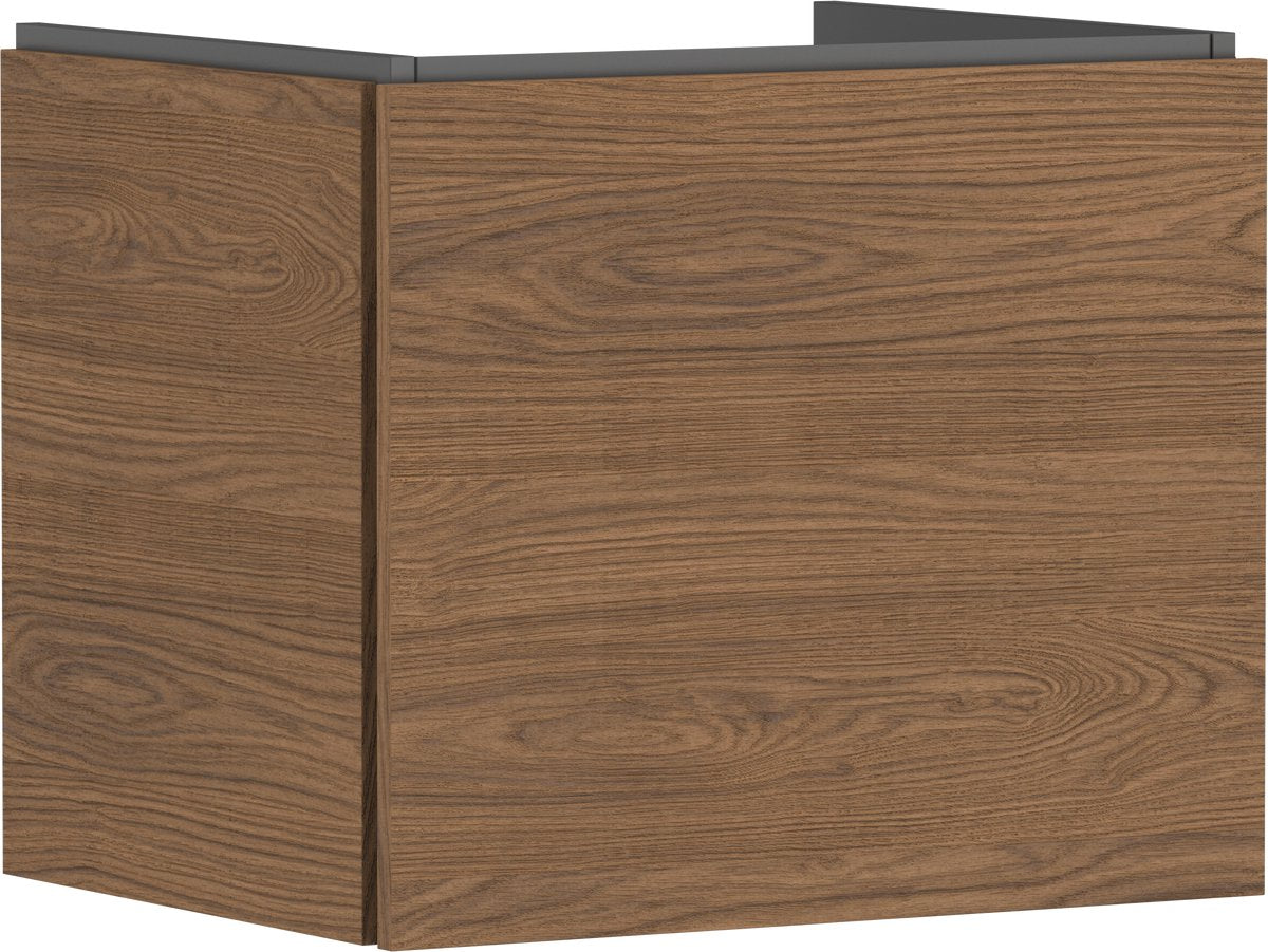 Hansgrohe xilesa e - badeværelsesmøbel - 580 470mm størrelse - 1 skuffe - til håndvask - kashmir eg