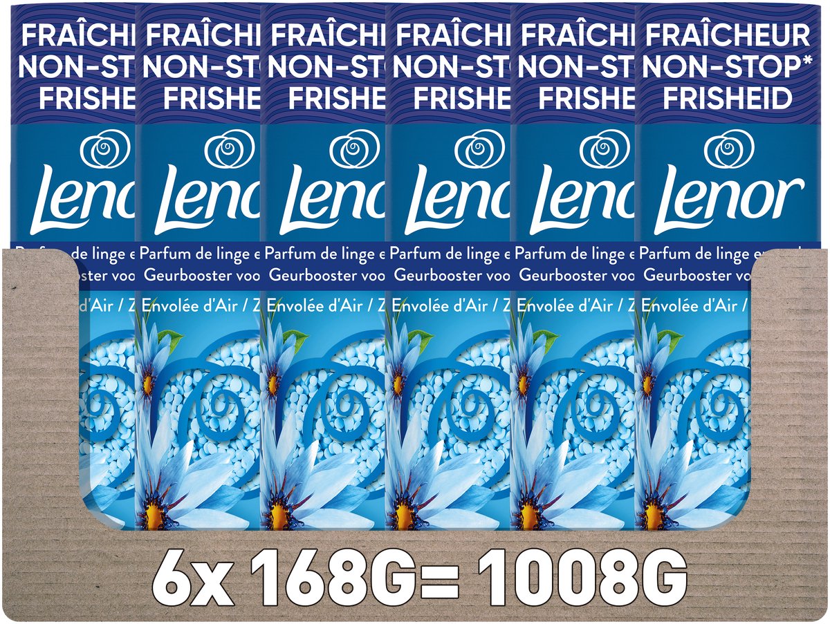 Lenor duftforstærker havbrise - 6 x 168 gram - vaskeparfume