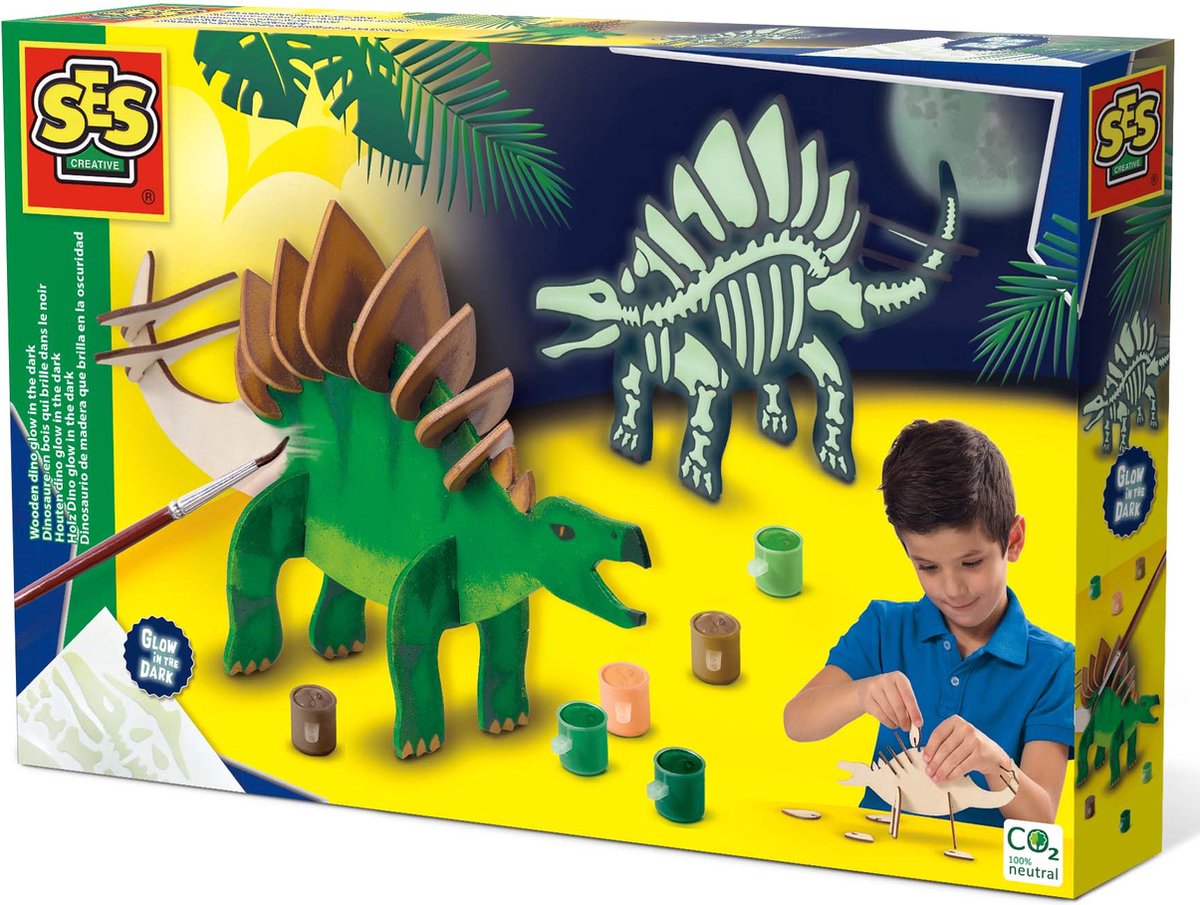 Ses creative ses træ dino glød i mørket