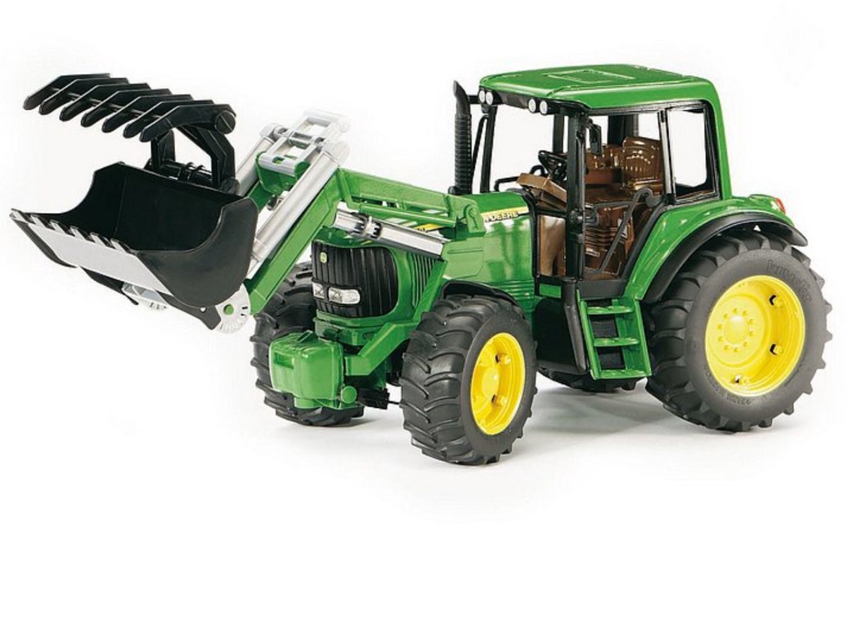 Bruder John Deere traktor med frontlæsser