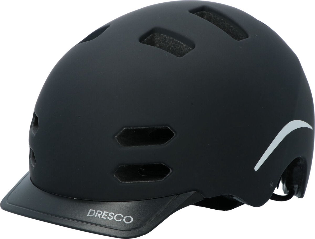 Dresco Urban Pedelec Fietshelm Stor sort 58-61 cm