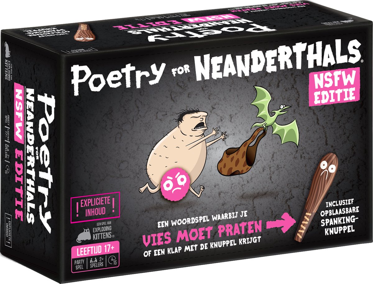 Eksploderende killinger poesi for neandertalerne nsfw - kortspil