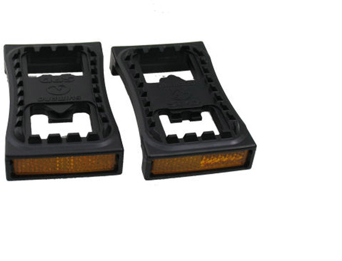 Shimano pedalreflektorsæt SD-PD22 plast sort 2 stk