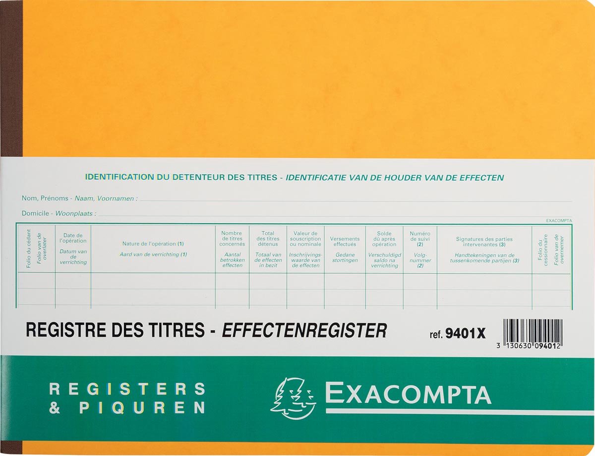 Brandless sans marque exacompta aktieregister bv