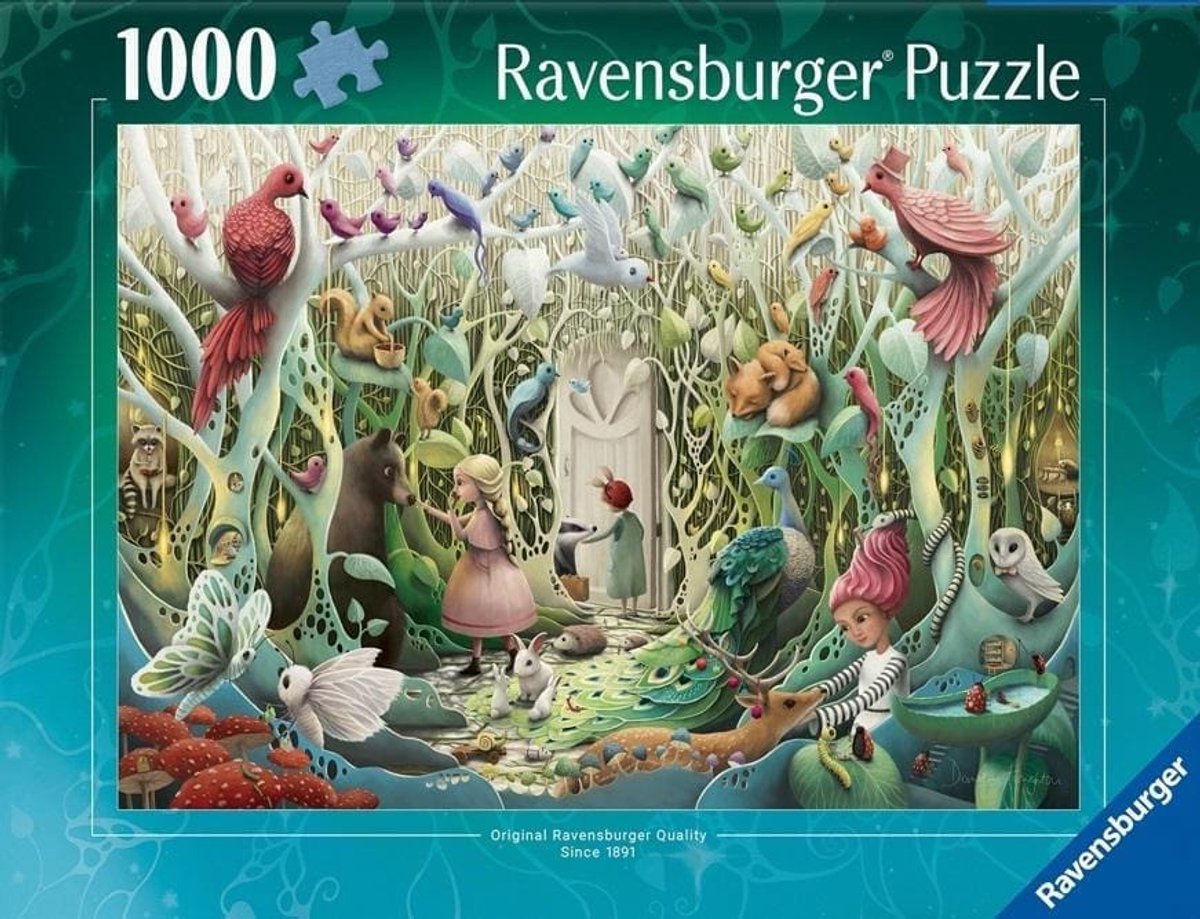 Ravensburger puslespil den hemmelige have