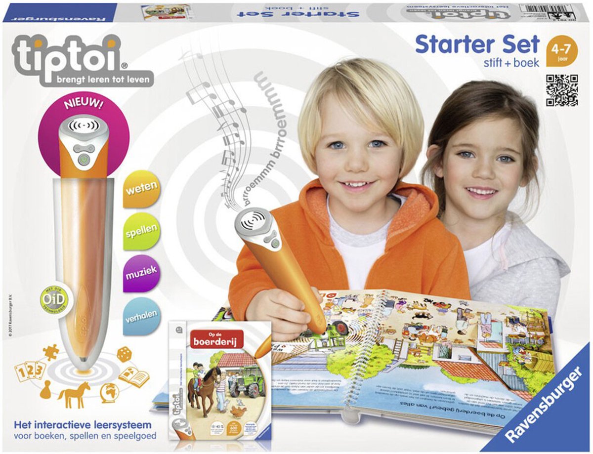Tiptoi ® startsæt gård - ravensburger - læringssystem