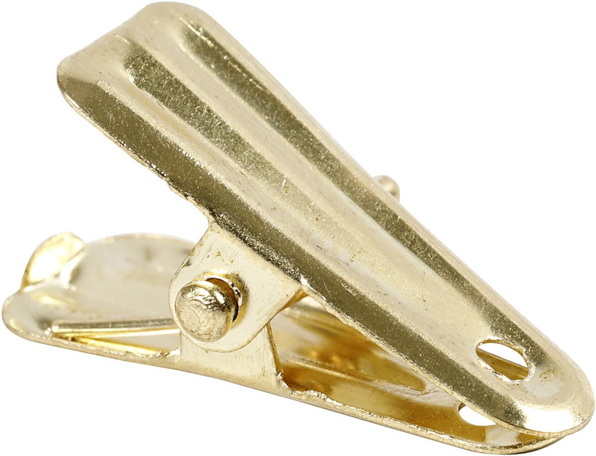 Creativ virksomhed https: www.cchobby.nl deco-clips-l-27-mm-b-14-mm-gold-10-piece-1-box
