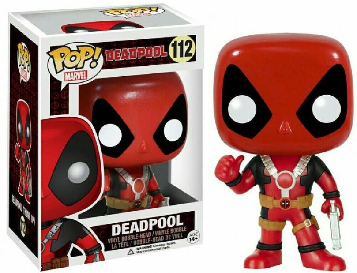 Funko pop marvel deadpool tommelfingeren op