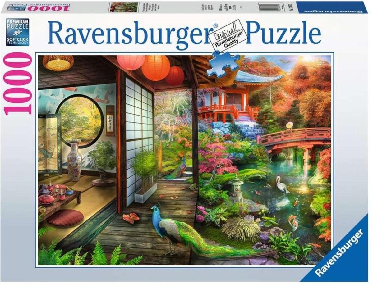 Ravensburger tehus i japansk havepuslespil 1000 stk