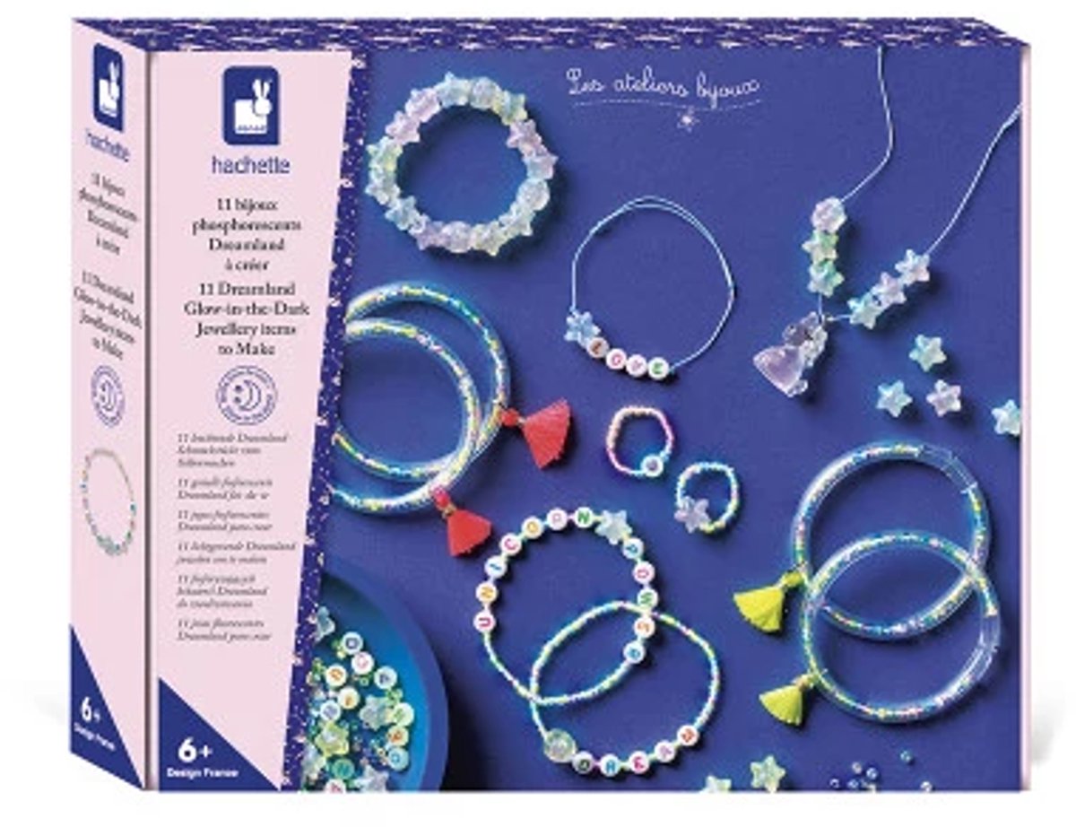 Janod - studie - fremstilling af bijoux smykker - glød i mørket
